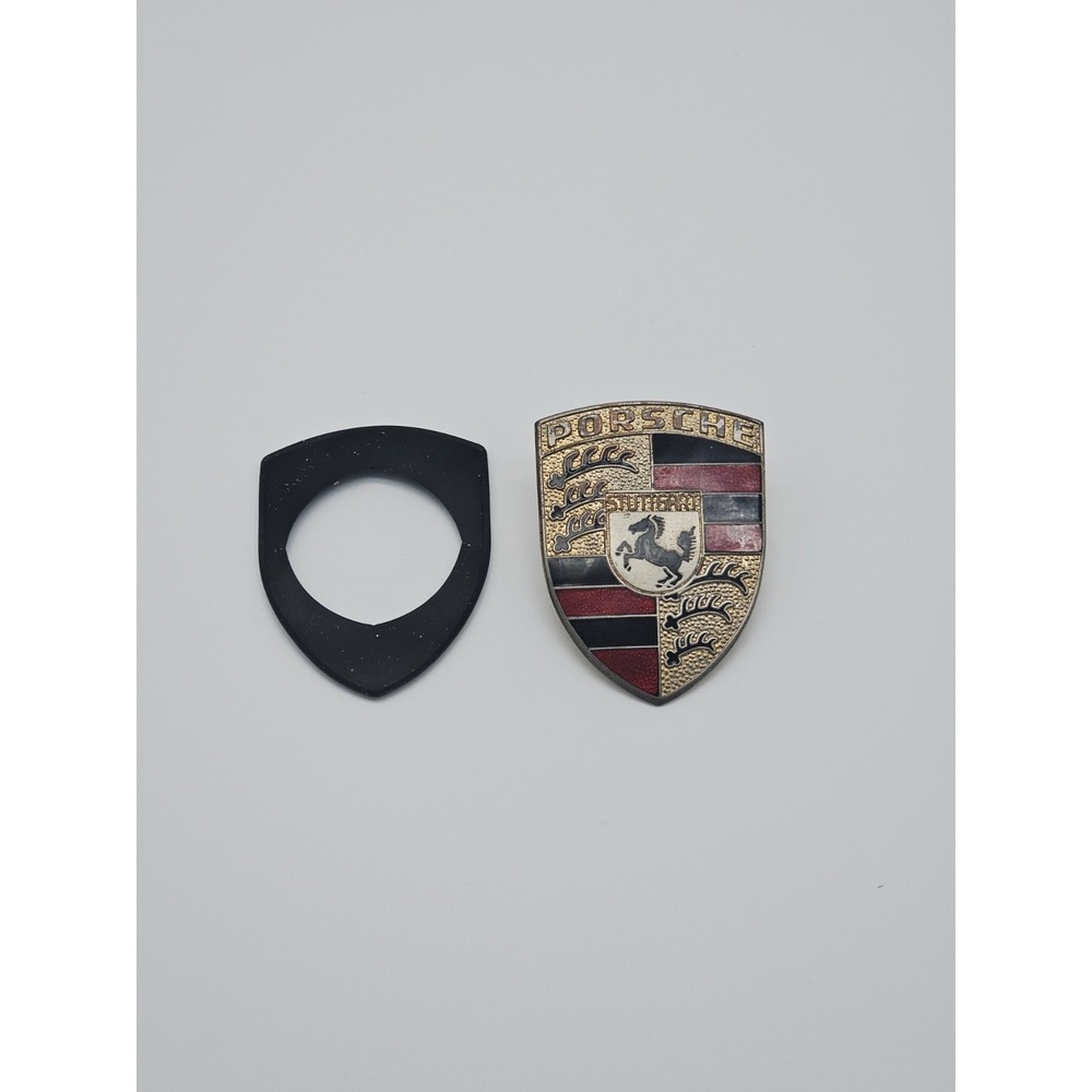 74-86 Porsche 944 928 911 Original Hood Emblem Badge Stuttgart 90155921020